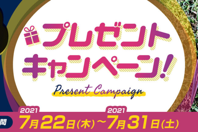 【2021年7月】プレゼントキャンペーンの画像